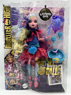 Monster High Monster Ball Lagoona Blue Puppe Modepuppe Accessoires HNF71 Neu OVP