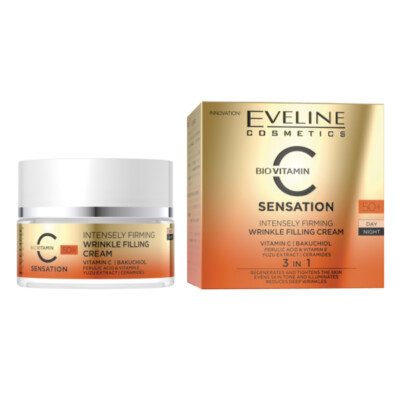 Gesichtscreme Eveline Cosmetics Bio Vitamin C Creme 40+ Gesichtspflegecreme