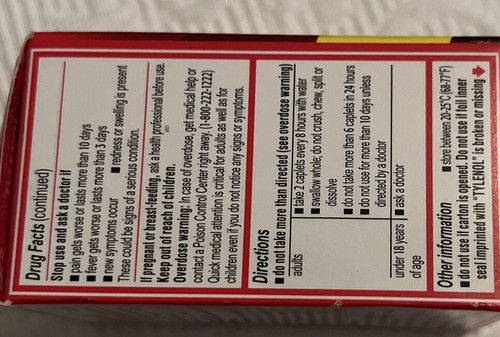 Tylenol 8 Hour Arthritis & Joint Pain Acetaminophen Tablets, 24 ct - Picture 2 of 5