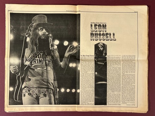 Leon Russell Rolling Stone Magazine #72 1970 Rock review Beatles, Dylan, Who, SF - Picture 4 of 17
