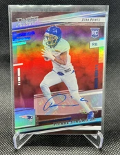 2022 Panini Prestige Pierre Strong Jr Auto RC #384 New England Patriots