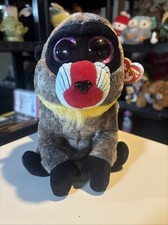 TY Beanie Boos WASABI the Baboon Glitter Eyes 9" Boo Toy NWT
