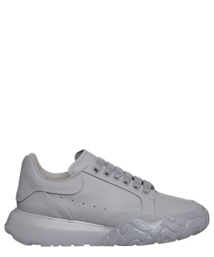 Alexander McQueen sneakers men court 705182WICD31805 True Grey leather shoes - Afbeelding 1 van 6
