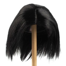Set of 2 Monique Modacrylic Black Scout 14"-15" Doll Wigs