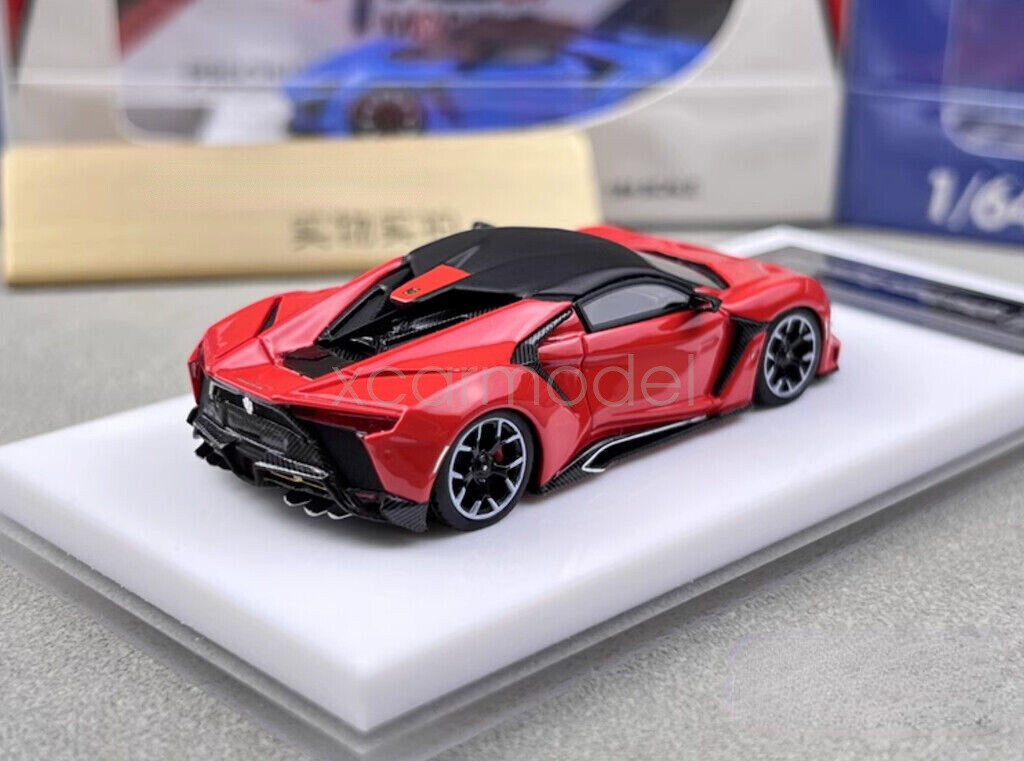 ミニカー VMB 1/64 W Motors Fenyr Supersport VMB 1:64 Scale Red FY Fenyr SuperSport Racing Model Diecast