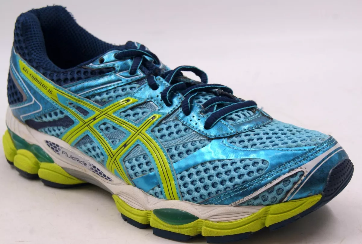 Asics Gel-Cumulus 16 T489N Women's Blue/Green Athletic