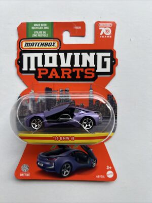 Matchbox '16 BMW I8 Spielzeugauto – Mit Beweglichen Teilen, Maßstab 1:64, Ideal Für Sammler & Kinder