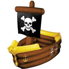 Pirate Ship Inflatable Cooler 41" x 15" Pirate Party Supplies