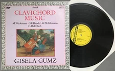 Q215 Clavichord Music Gumz Handel C.P.E. Bach Hungaroton SLPD 31164 Digital St