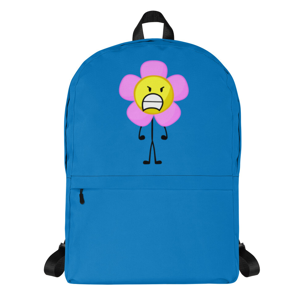 Battle For Dream Island BFDI Flower Custom Print Blue Backpack