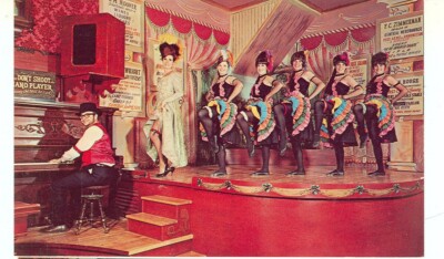 DODGE CITY,KANSAS-MISS KITTY/THE CAN-CAN GIRLS-#S75215-1-BOOT HILL--(KS-D)