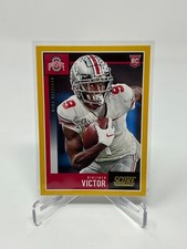 2020 Score Football Binjimen Victor Yellow Border Card #413