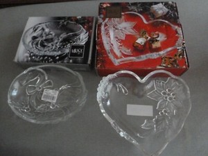 MIKASA CANDY DISHES *2* BRAND NEW IN BOX GREAT GIFTS LOOK!