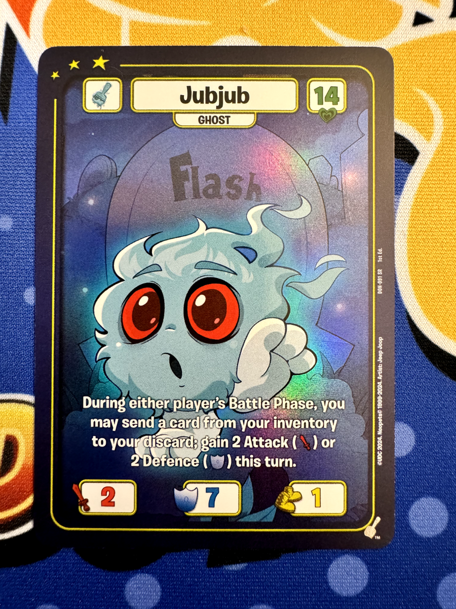 Neopets Battledome TCG Ghost Jubjub 1st Edition SR | eBay