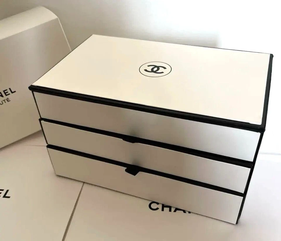 CHANEL BEAUTE Beauty VIP GWP Gift Makeup Jewelry Drawer Storage Vanity Box japan - Image 4 of 4