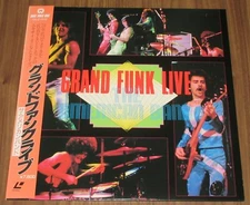 $0 ship GRAND FUNK Japan music LASERDISC Live The American Band HARD ROCK LD GFR