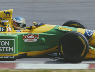 Michael Schumacher Germany Camel Benetton B193 Ford HB V8 duri- 1993 Old Photo