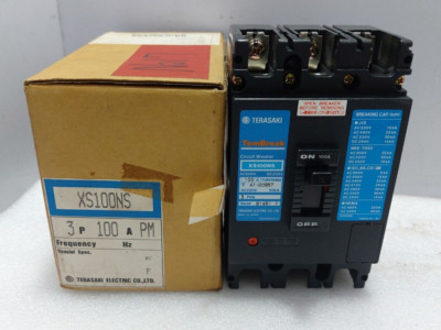 Terasaki XS100NS TemBreak Circuit Breaker 3P 100A FM AC600V DC250V