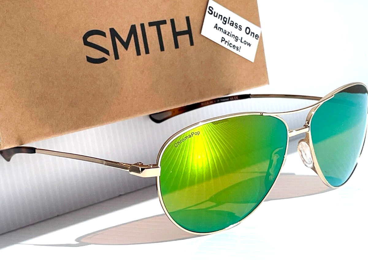 NEW Smith Optics LANGLEY Gold Tortoise ChromaPop POLARIZED 