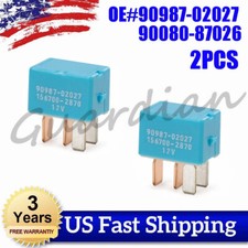 2PCS Relay Module Unit 90987-02027 90080-8702...
