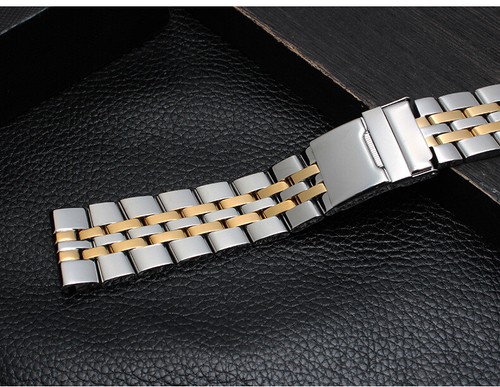 Luxury Solid Stainless Steel Watch Band Straps Metal 18/20/22/24mm Fit Breitling - Picture 3 of 15