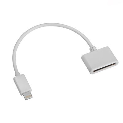 White Adapter Converter For iPhone and CONNECT TO IPHONE CABLE  CHARGER