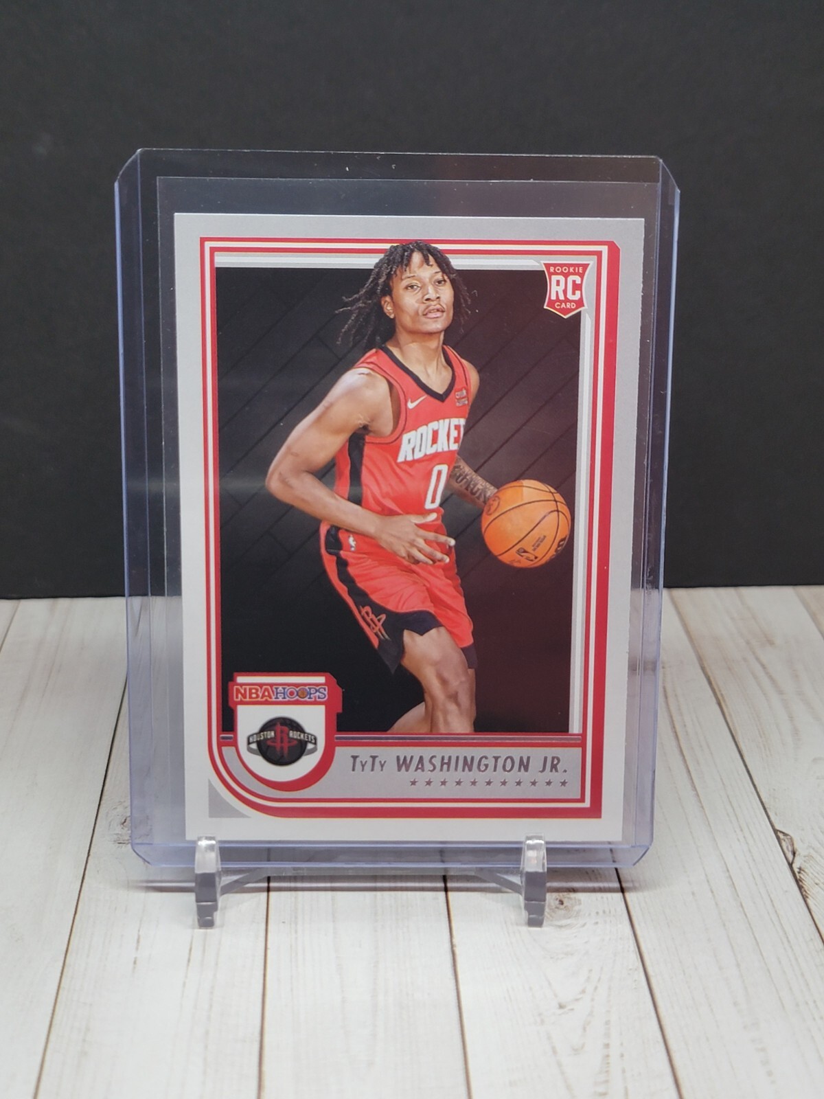 2022-23 Panini NBA Hoops #258 Tyty Washington Jr Houston Rockets Rookie RC