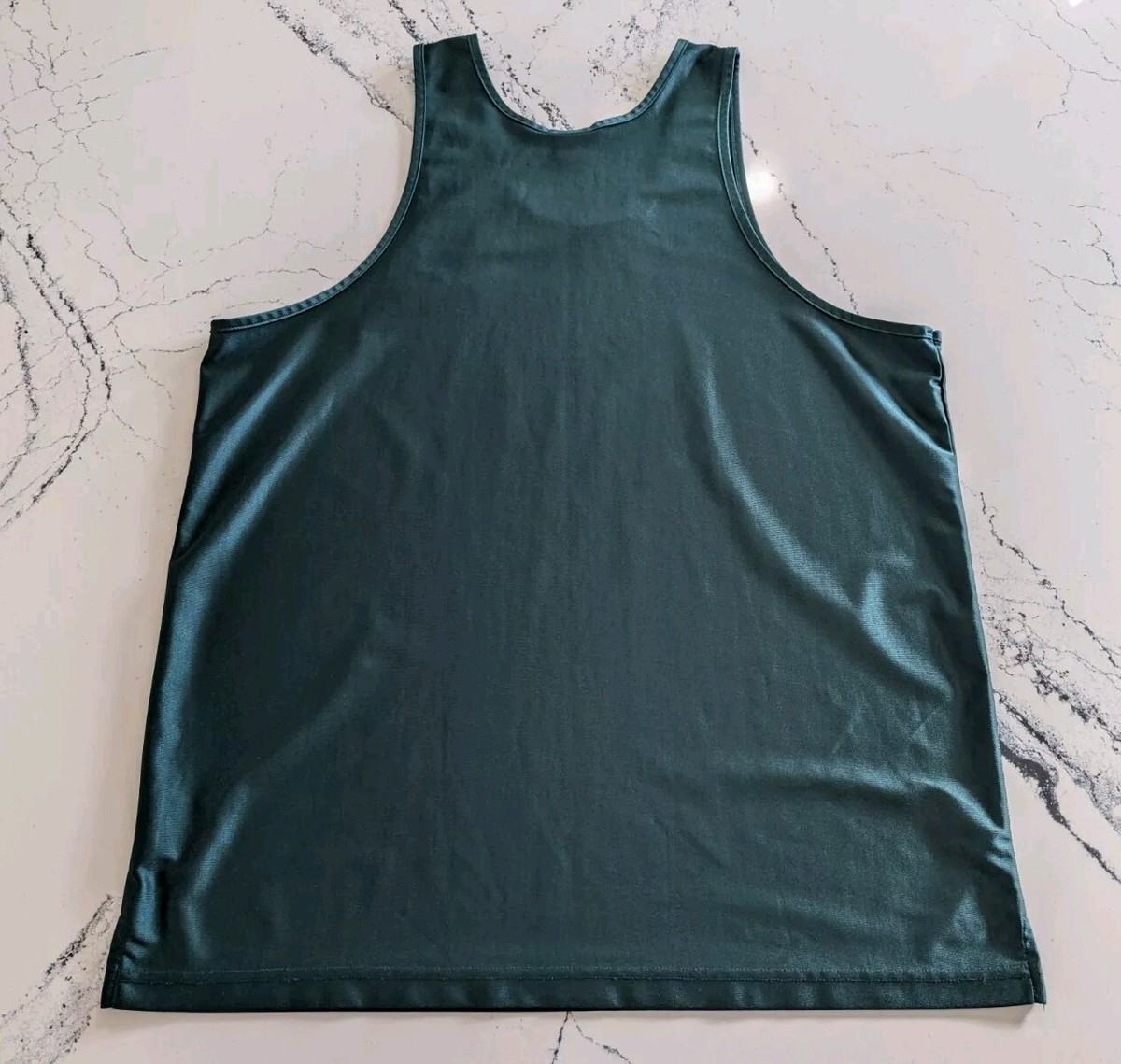VTG 90's Nike White Tag Satin Jersey Men's XL Forest Green