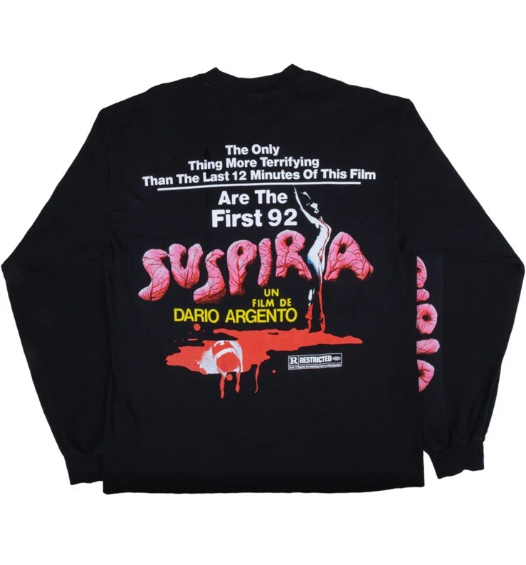 Online Ceramics x Suspiria Black Long Sleeve Tee Dario Argento Presale-image