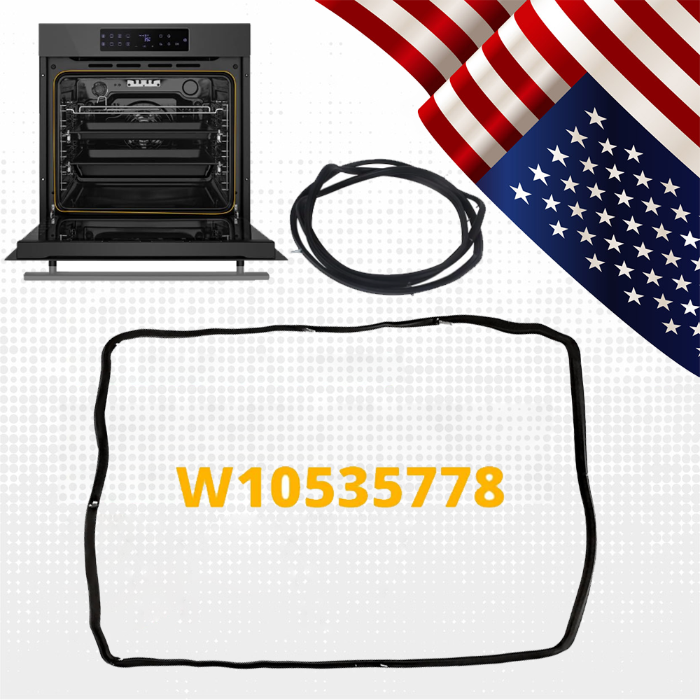 Junta de sellado de puerta de horno de cocina W10535778 para Maytag Amana Ikea y Whirlpool