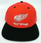 Casquette Snapback Vintage CCM Detroit Red Wings – Rouge Et Noir, Ajustable, LNH