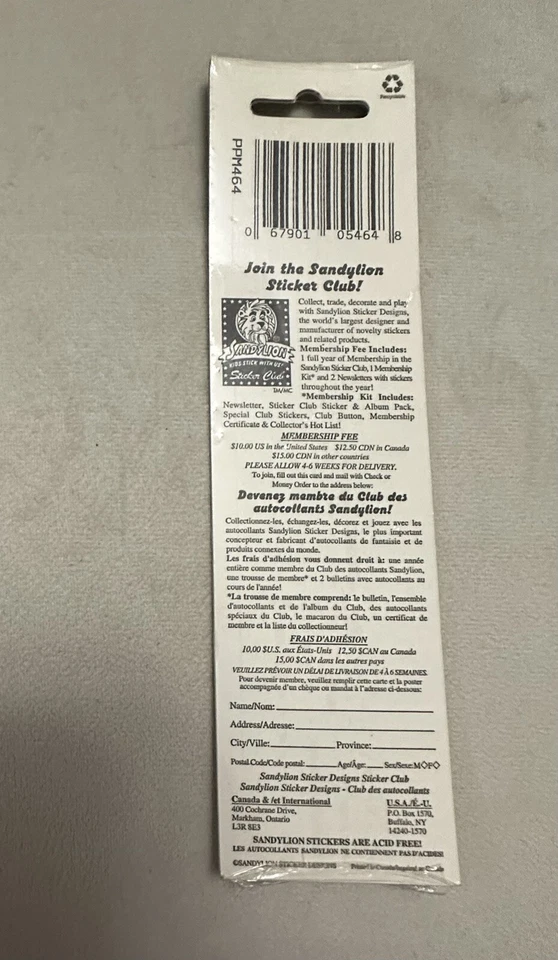 Pegatinas vintage de lámina de calavera de Sandylion Foto 2 de 2