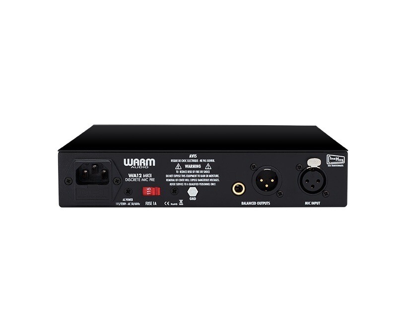 Warm Audio WA12 MKII Discrete Mic Pre - Black | eBay