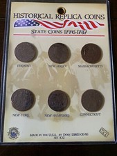 State Coin replicas 1776-1787