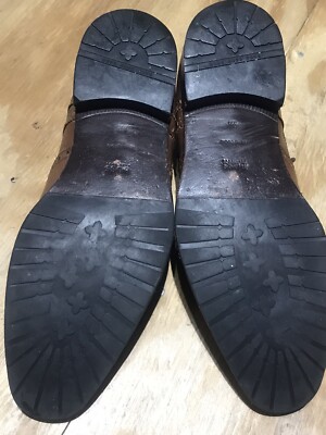hugo boss Brown Leather Wing Tip Vero Cuoio Lace Up Shoes  display picture 1