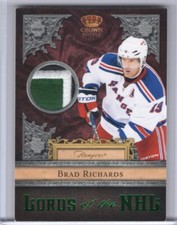 2011-12 Crown Royale Lords of the NHL Patches #10 Brad Richards 22/25 *S10