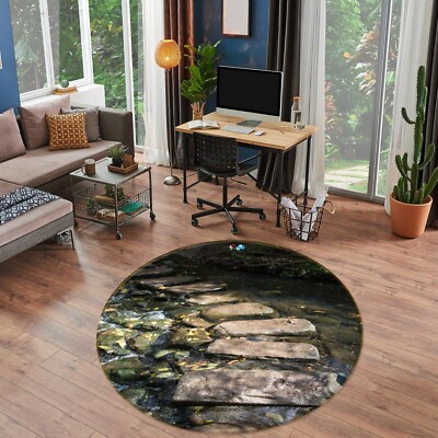 3D Green Stone ZHUA2582 Game Non Slip Rug Mat Photo Carpet Zoe