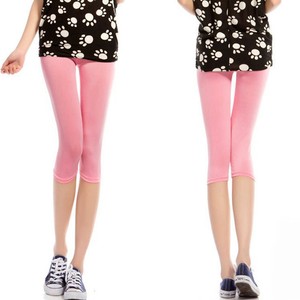 Women-Capri-Pants-High-Waist-Cropped-Leggings-Fitness-Trouser-YOGA-Running-Sport