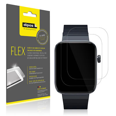 Schutzfolie für Mibro Watch T1 inkl. Rundung 3D Full Cover Flex Folie Display