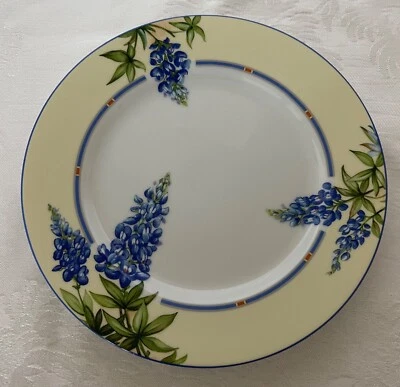 RARE Amon Carter Museum Texas BLUEBONNET 7.75" Salad / Dessert Plate! Mult avail