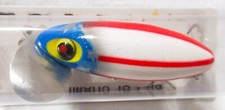 Fred Arbogast JITTERBUG G651 White Flag New Old Stock
