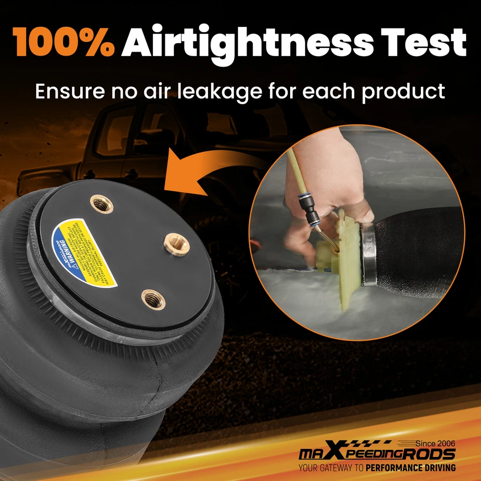 Kit de bolsa de resorte de suspensión neumática para Chevrolet GMC C&K 1500 2500 3500 1988-2000 Foto 3 de 4