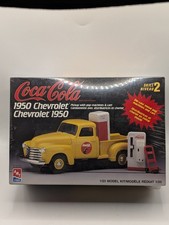 Amt 125 50 1950 Chevrolet 1500 Pickup Truck Coca Cola Machine Model Kit New