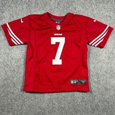 Nike San Francisco 49ers Colin Kaepernick Jersey Kids Large 7 Red NFL On Field