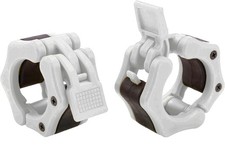 Olympic Barbell Clamps Collars Quick Release Pair Weight Clips for 2 inch Bar...