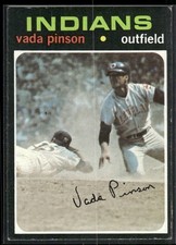 Vada Pinson 1971 Topps Baseball #275 - Cleveland Indians