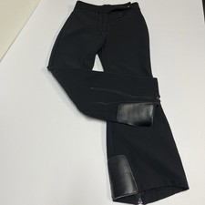 Vtg Obermeyer Ski Snow Flare Pants Womens Black Entrant Soft Shell Japan 90s