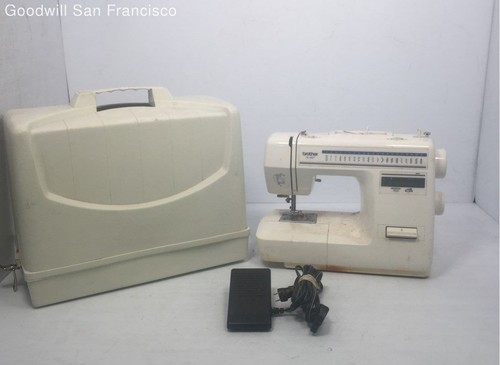Brother XL-3027 All Purpose Sewing Machine With Foot Pedal And Case