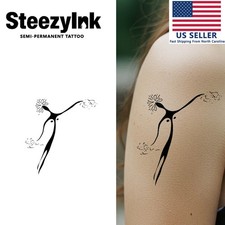 SteezyInk temporary tattoo Carefree last upto 2 weeks 3 x 6 inch