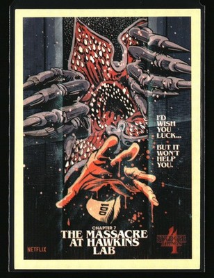 2022 Zerocool Stranger Things Season 4 #BB-7 ''Massacre at Hawkins Lab'' poor bob